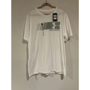 Men’s Under Armour Short Sleeve Tee Shirt SzXXL White NEW